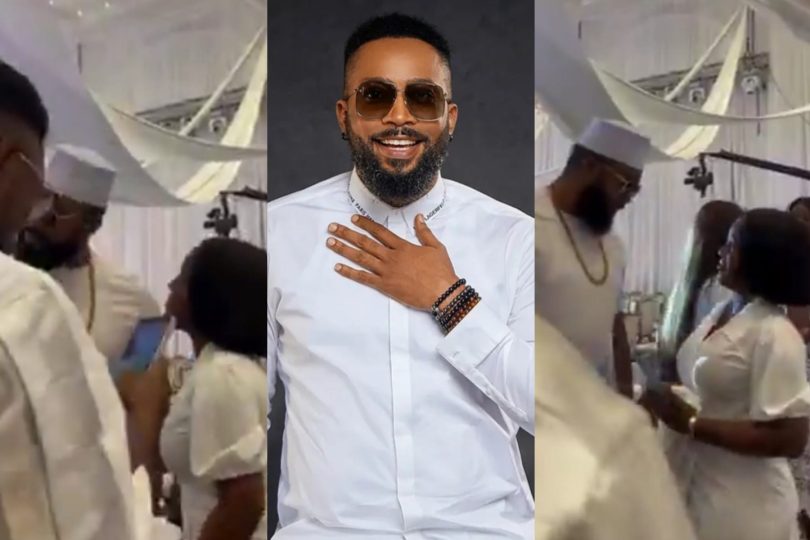 Frederick Leonard snub lady at Alex Ekubo Service Songs