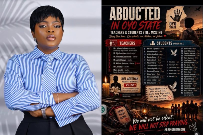 Funke Akindele speaks on Oyo abduction