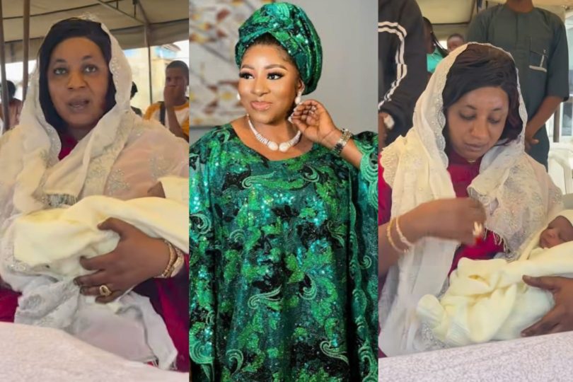 God blesses Mide Martins household with baby boy