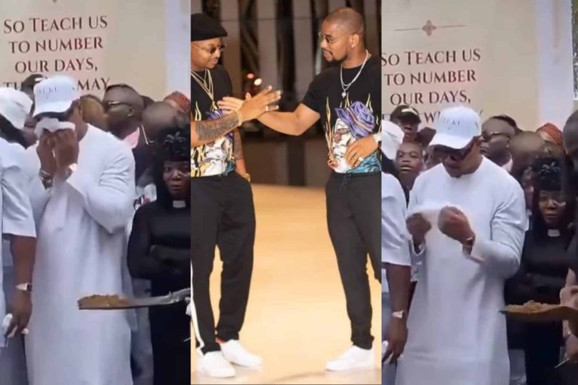 IK Ogbonna breaks down at Alex Ekubos funeral
