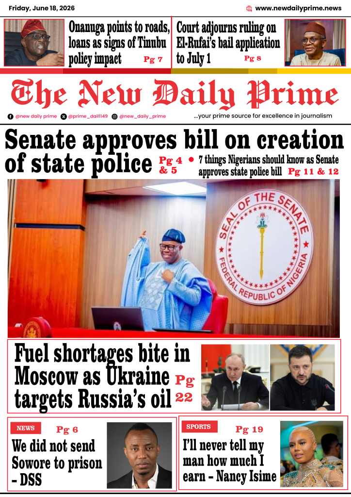 JUNE 25 2026 NEW DAILY PRIME