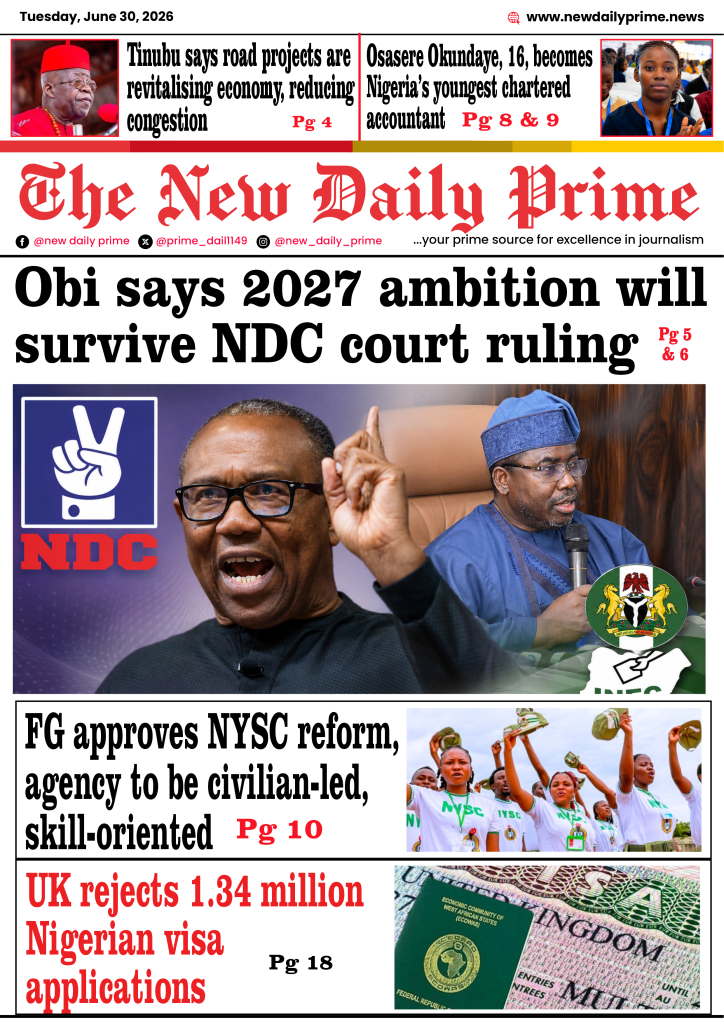 JUNE 30 2026 NEW DAILY PRIME