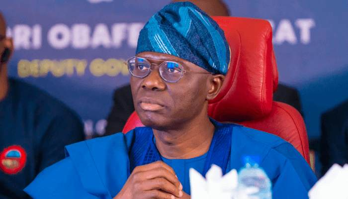 Lagos governor Babajide Sanwo Olu