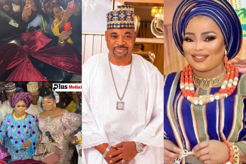 MC Oluomo gifts first wife a brand new car