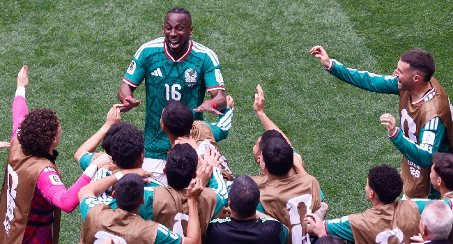 Mexico celebrate at 2026 World Cup