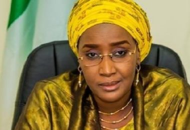 Minister of Humanitarian Affairs Disaster Management and Social Development Hajiya Sadiya Umar Farou