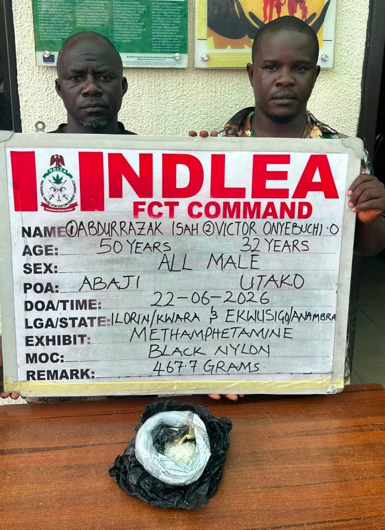 NDLEA arrest in Abuja