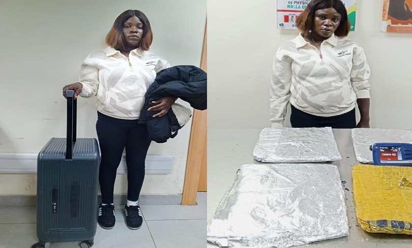 NDLEA intercepts China bound businesswoman with cocaine at Lagos airport
