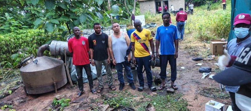 NDLEA uncovers drug lab in Oyo forest nabs Mexican