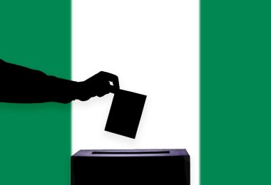 NIGERIA VOTING STOCK IMAGE