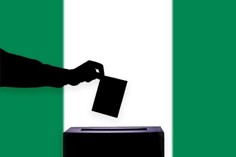NIGERIA VOTING STOCK IMAGE
