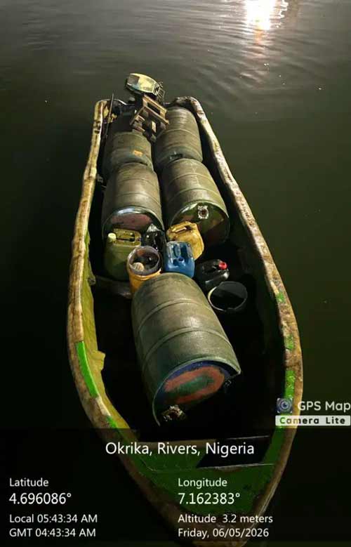 Navy Intercepts 135000 Litres