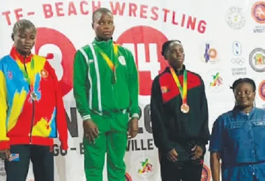 Nig Wrestlers win gold