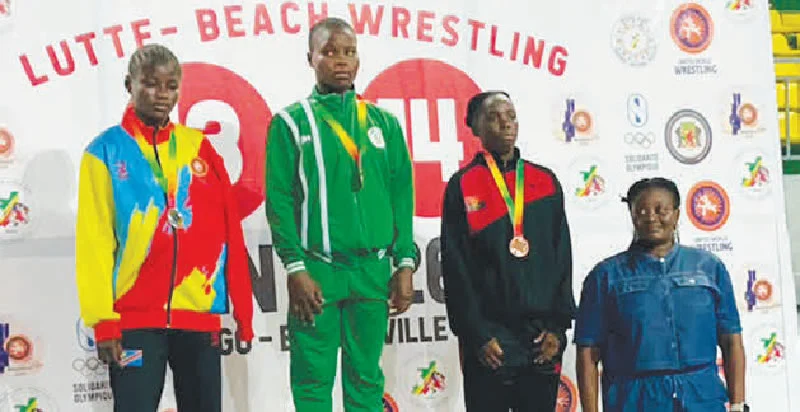 Nig Wrestlers win gold