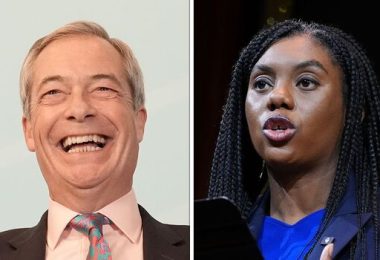 Nigel Farage and Tory leader Kemi Badenoch 5849343