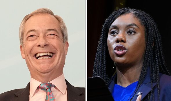 Nigel Farage and Tory leader Kemi Badenoch 5849343