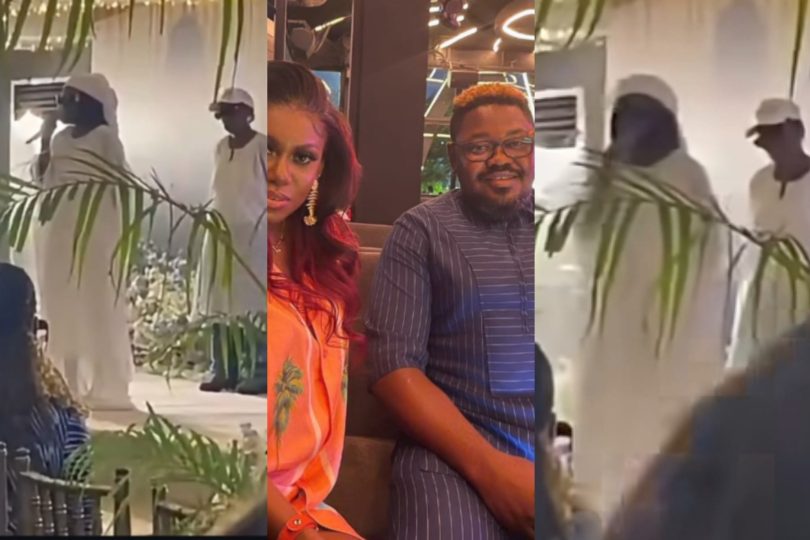 Niniola breaks down at husbands service of songs