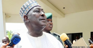 PIC 5. PRESIDENT BUHARI SACKS SGF BABACHIR LAWAL