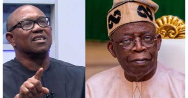 Peter Obi and Tinubu