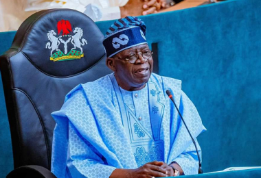 President Bola Tinubu at the National Assembly