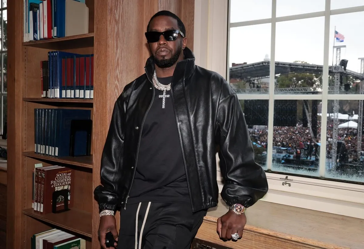 Sean Diddy Combs attends event at Howard University in Washington D.C. 1