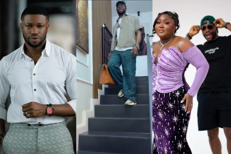 Stan Nze wife Blessing hyping him in cute video