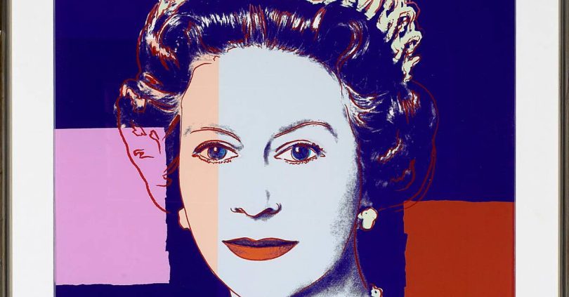 andy warhol s remarkable portrait of late queen elizabeth to be auctioned
