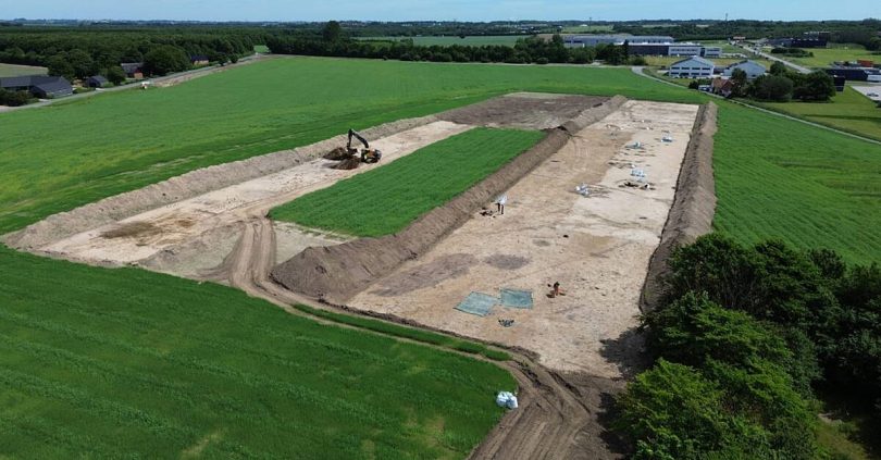 archaeologists find huge viking textile production site in denmark