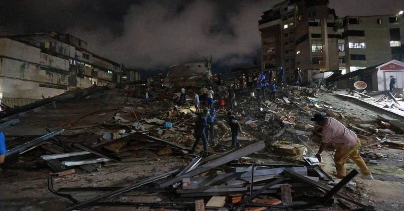 at least 164 dead and 971 injured after quakes rock venezuela acting president