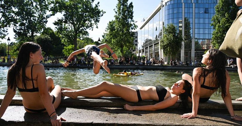 france on alert as europe bakes in 40c heatwave