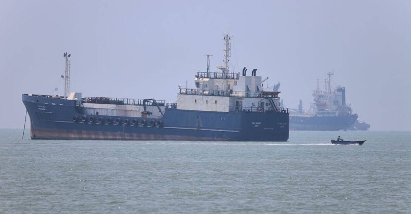 iranian drones attack bahrain and ship struck in strait of hormuz