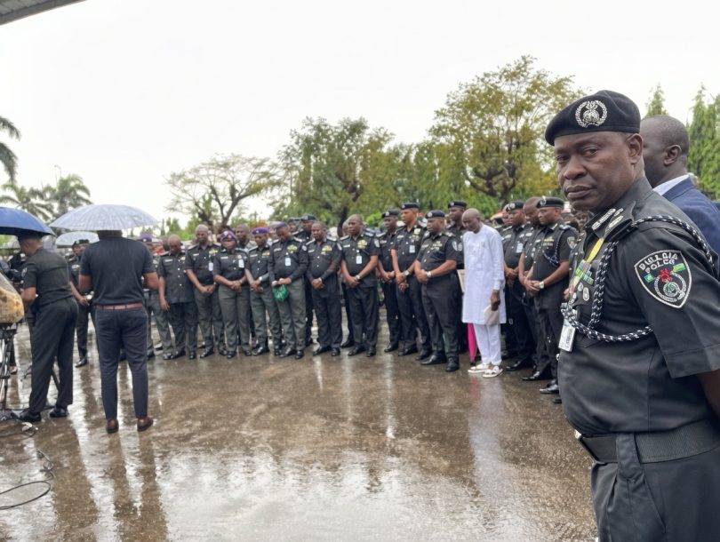 memorial parade for 17 officers