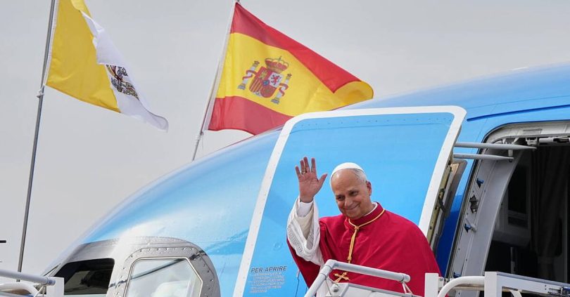 pope acknowledges stiff competition with bad bunny this weekend in spain