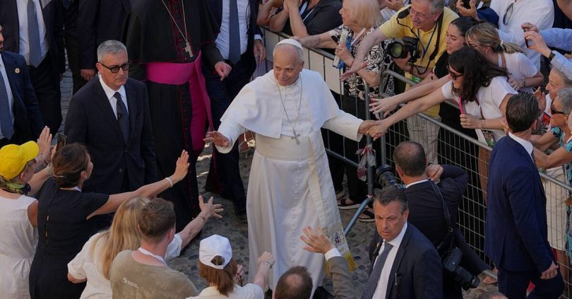 pope hails relevance today of american saint who cared for migrants
