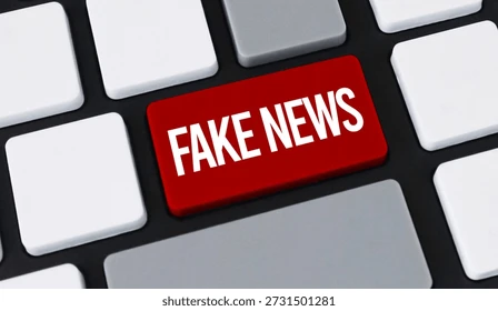 red fake news button on 260nw 2731501281