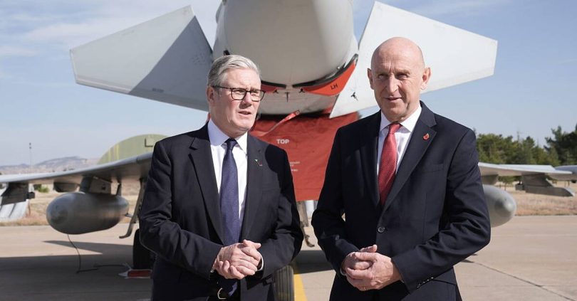 starmer s authority shaken by defence secretary s exit over military funding