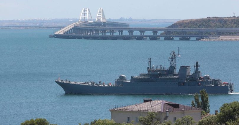 ukraine says it hit a railway bridge to crimea as it seeks to isolate peninsula