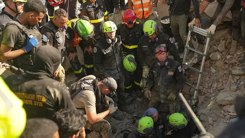 us firefighters venezuela rescue