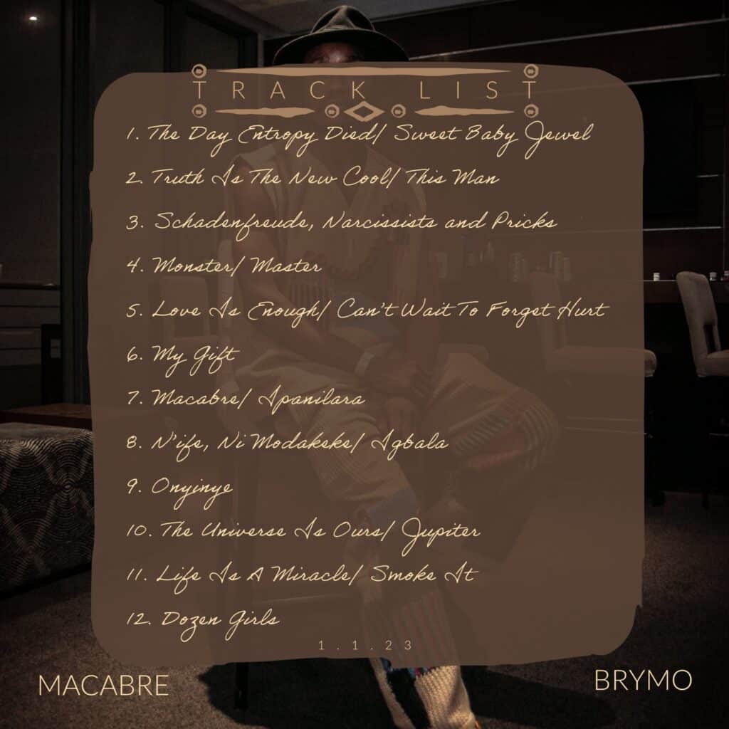 Macabre Tracklist