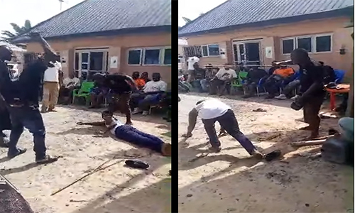 ASSAULT BY EMEVOR CHAIRMAN DELTA COMM