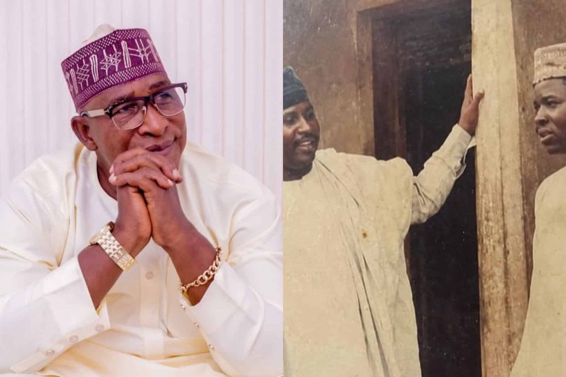 Adebayo Salami shares throwback photo with Baba Wande