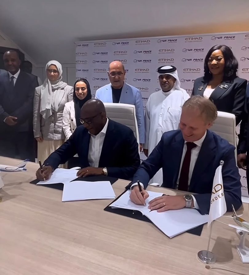 Air Peace and Etihad partnership