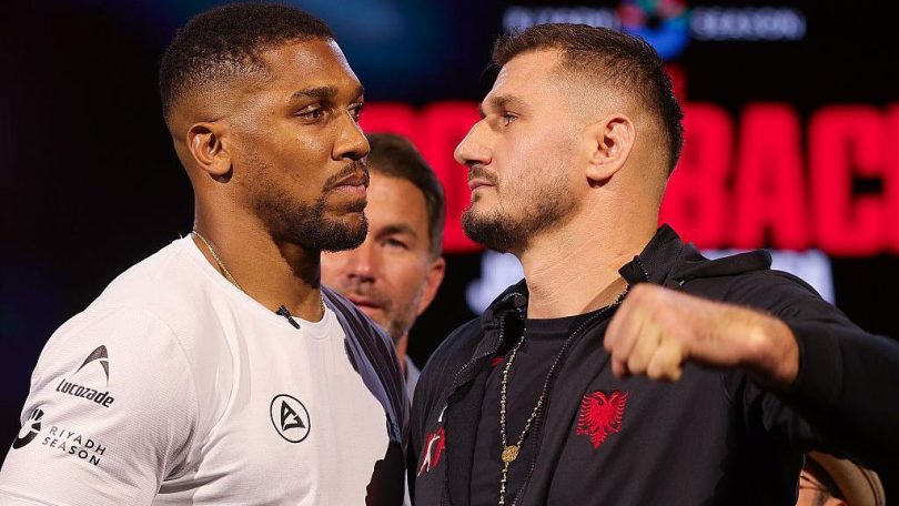 Anthony Joshua Returns Against Kristian Prenga