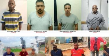 Arrested suspects