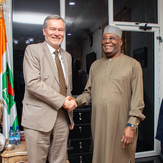 Atiku Abubakar and Gautier Mignot