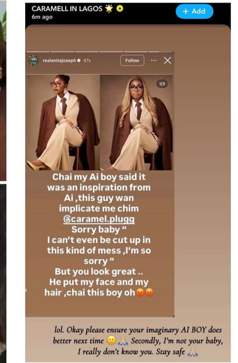 Caramel Plug reacts to Anita Joseph's apology