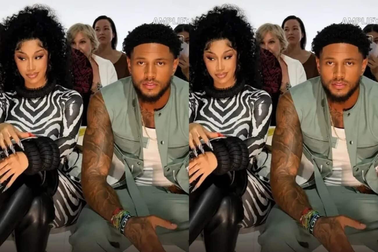Cardi B and Maduka Okoye at Paris Fashion Week