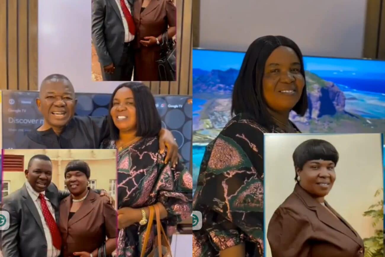 Chiwetalu Agu and wife recreate court wedding photo