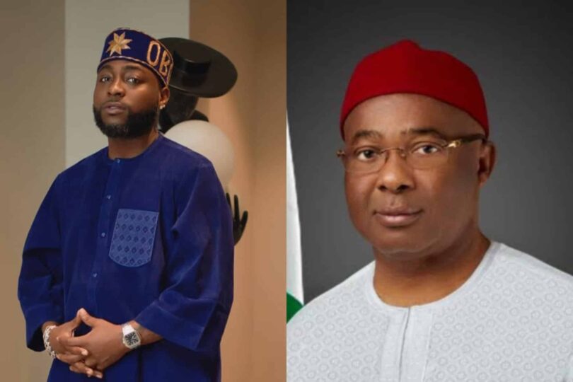 Davido lashes out at Governor Hope