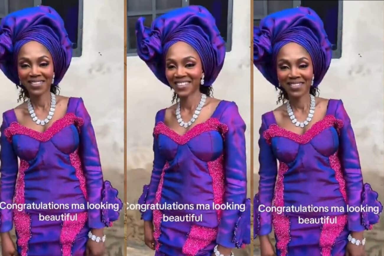 Designer recreates Priscilla Ojos wedding outfit